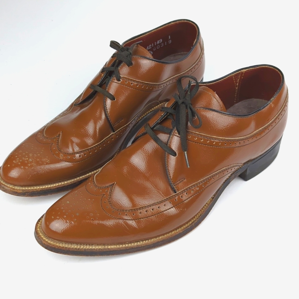 Men's Vintage Wingtip Oxfords Union Made 40s 50s